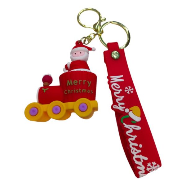  LLAVERO SANTA CLAUS CON AUTO