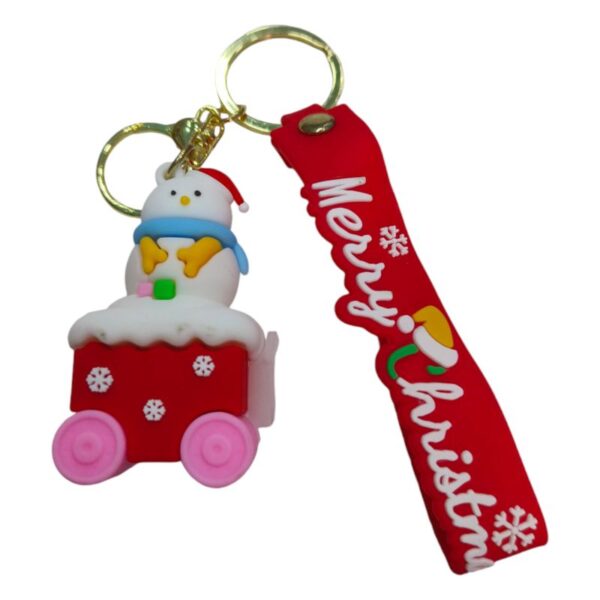   LLAVERO SNOWMAN CON AUTO