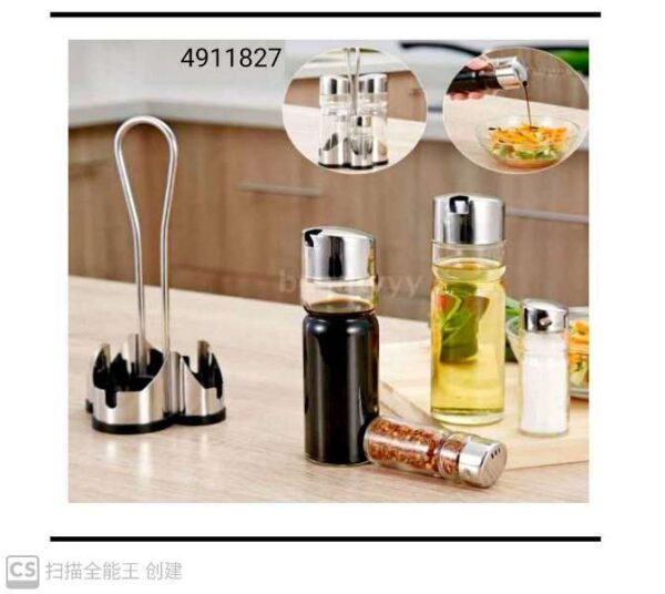 SETX4PCS GALHETEIRO DE VIDRIO 4911827/BNB31407