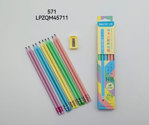 LAPIZ NEGRO 10U+SACAPUNTA 571-240