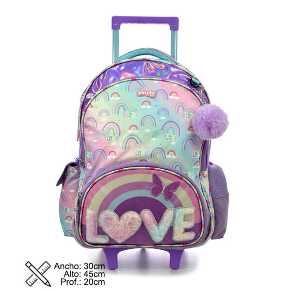 Mochila Con Carro Love 18"