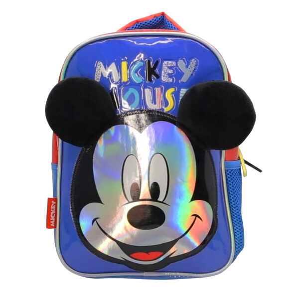 Mochila Mickey 12" Espalda Con Orejas