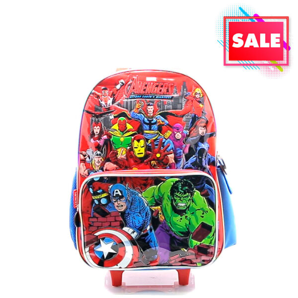 Mochila Avengers 16" Con Carro