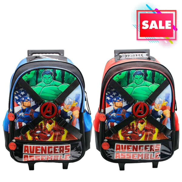 Mochila Avengers 18" Con Carro
