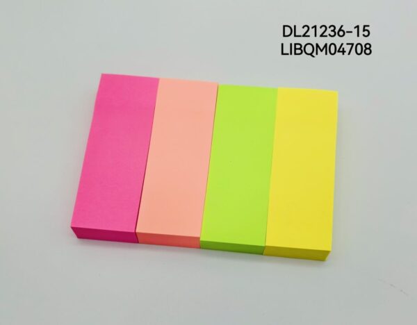 STICK NOTAS FLUO 76*101MM 4P DL21236-15-360