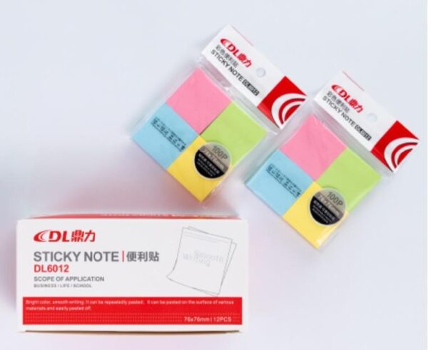 STICK NOTAS 76*76MM 4P DL21236-4-360
