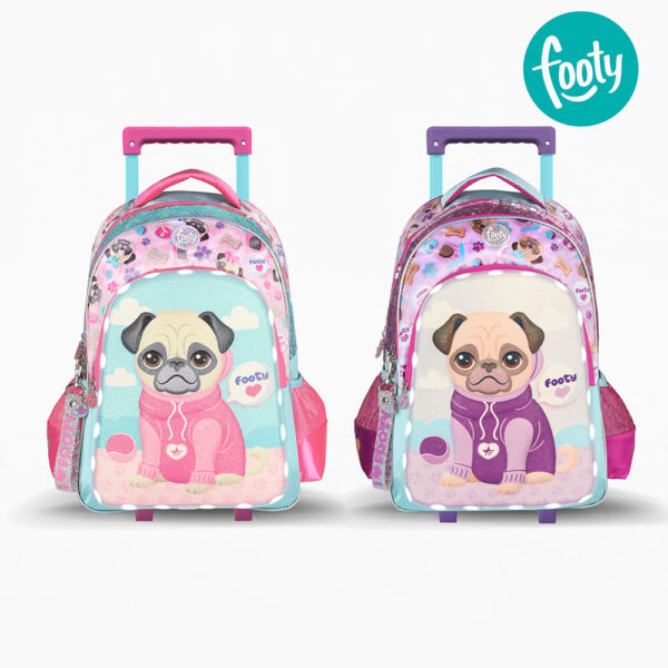 Mochila Carro 18" Puppy Con Luz Led
