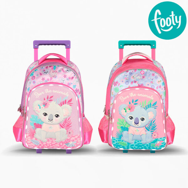 Mochila Carro 18" Koala Con Luz Led