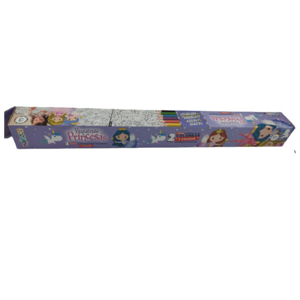 Lamina para pintar Pequeñas Princesas