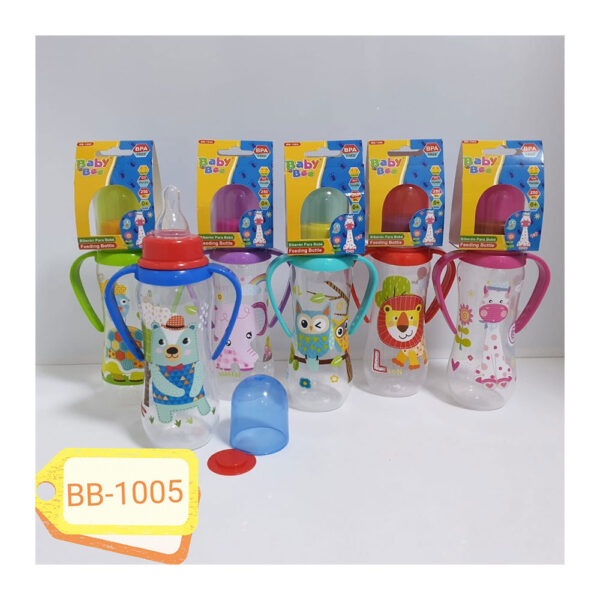 Mamadera 250 Ml Tetina De Silicona Y Asas