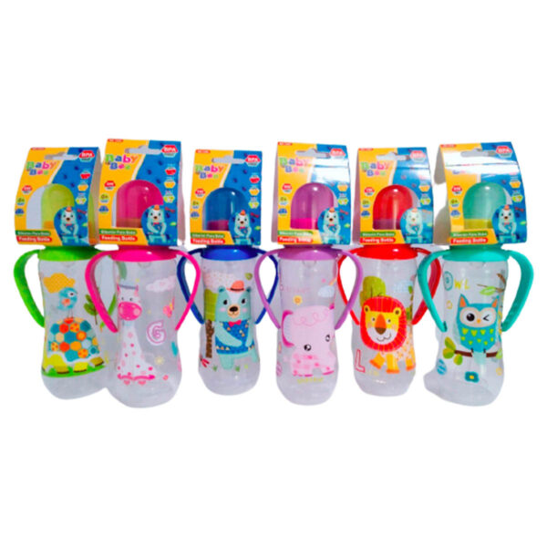 Mamadera 250ml c/asas 3 etapas