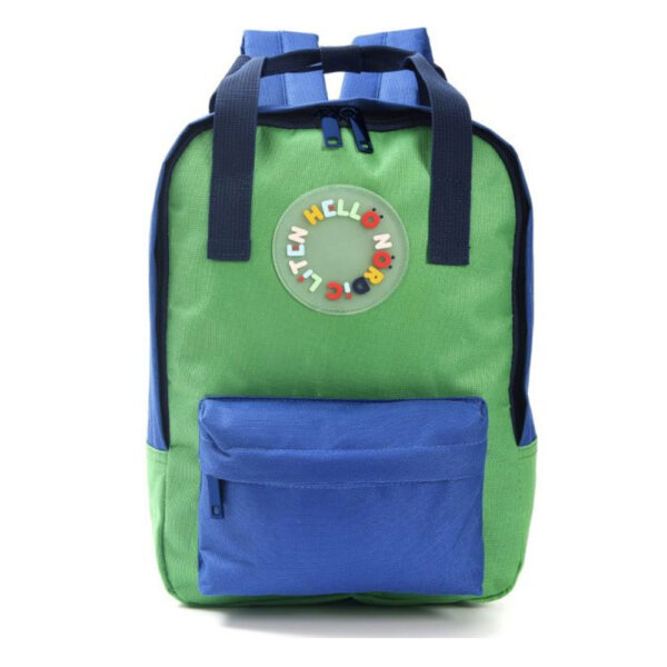 Mochila Hello Liten Con Manijas Detalle En PVC 12"
