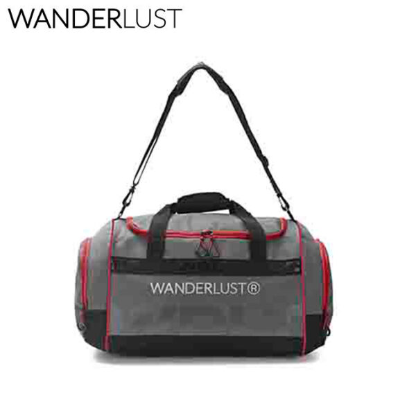 Bolso Active Limitless 22 Pulg Gris Detalle Rojo