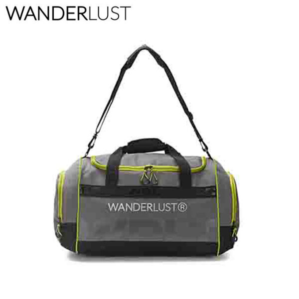Bolso Active Limitless 22 Pulg Gris Detalle Amarillo