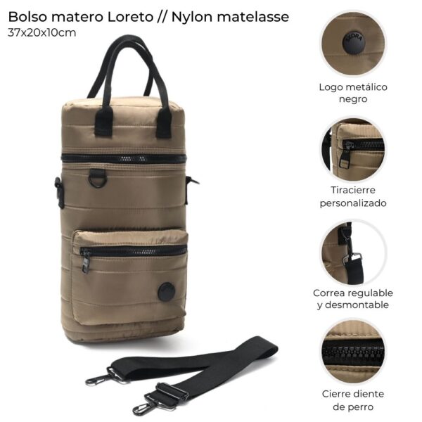 Bolso Matero Loreto 37x20x10 Cm