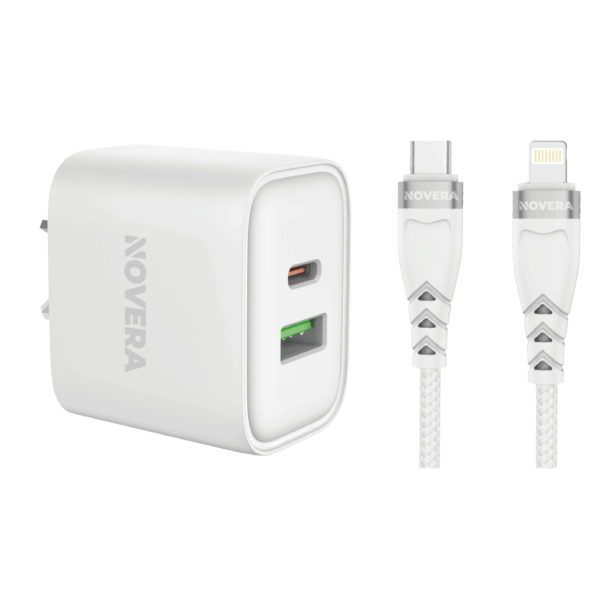 ADAPTADOR CON CABLE TIPO C A LITHING NT57-20WCL NOVERA