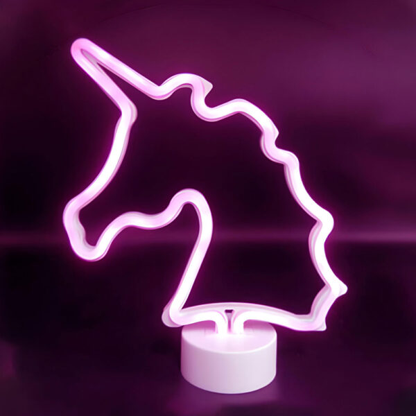 Lampara De Neon Unicornio