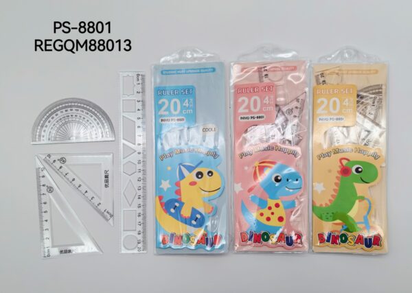 SET REGLA 20CM PS-8801-640