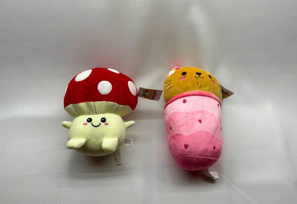 PELUCHES FORMA DE ALIMENTOS 10" - precio x unidad