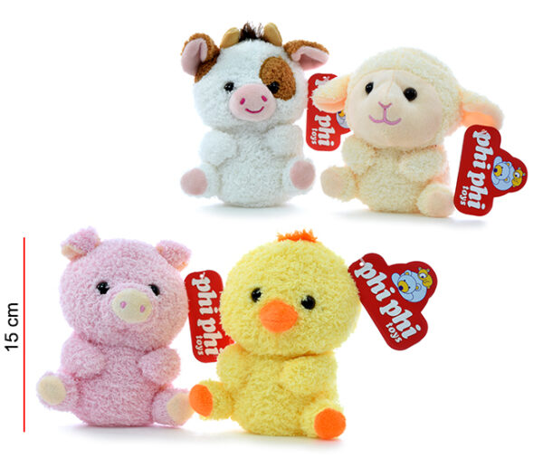 ANIMALES SENTADOS 15CM