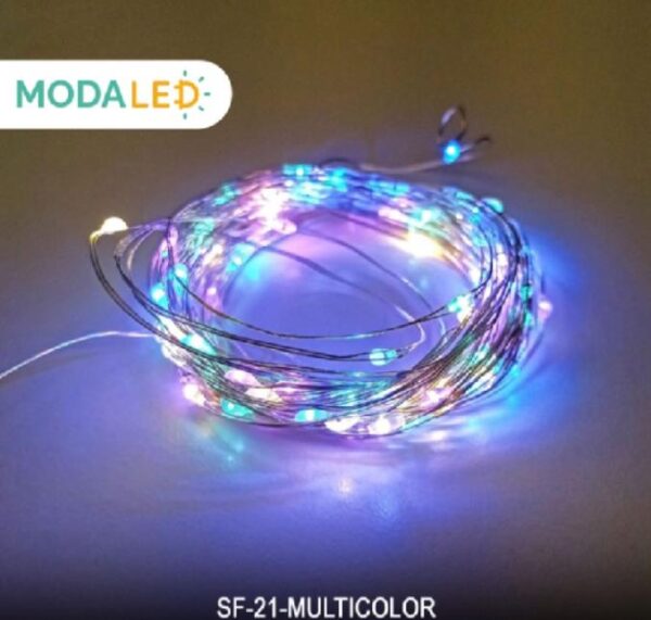 LUZ LED HILO ALAMBRE 100 LUSES SF-21-COLOR-500
