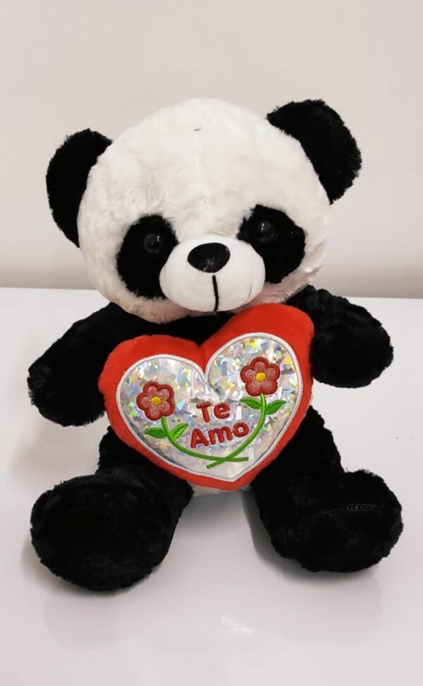 Panda con Corazón diamante Te amo