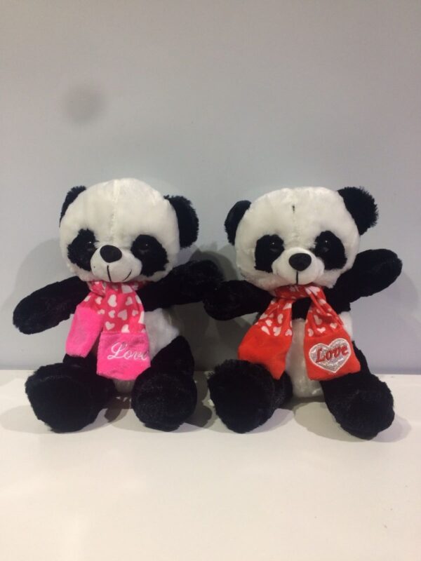Panda con pañuelo 25cm