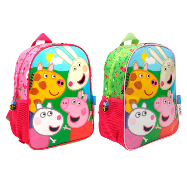 Peppa Pig Mochila 12 Pulg Espalda Amigos