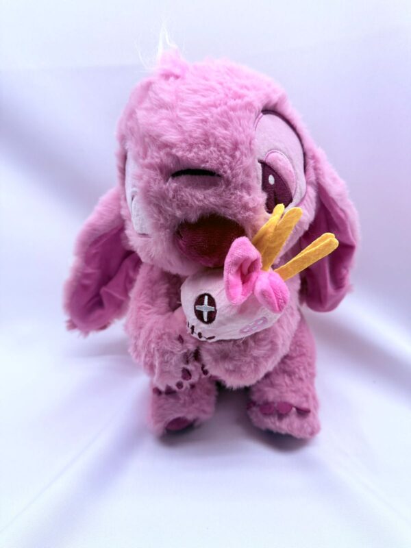 STITCH ROSA CON CORAZON 35CM CALIDAD SUPREMA