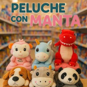 PELUCHES CON MANTA