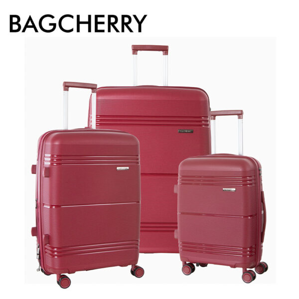 Set x 4 Valijas Bagcherry Bordo