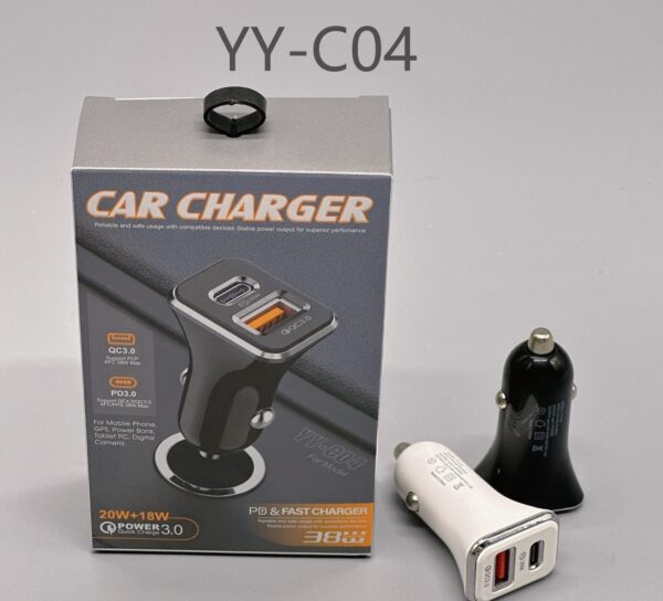 CARGADOR AUTO 15W YY-C04-200