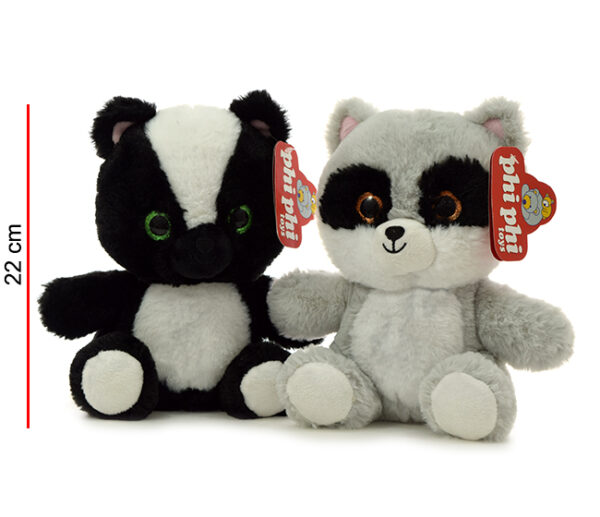 MAPACHE Y ZORRINO 22CM