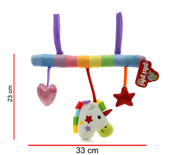 BARRAL DE CUNA UNICORNIO 33CM