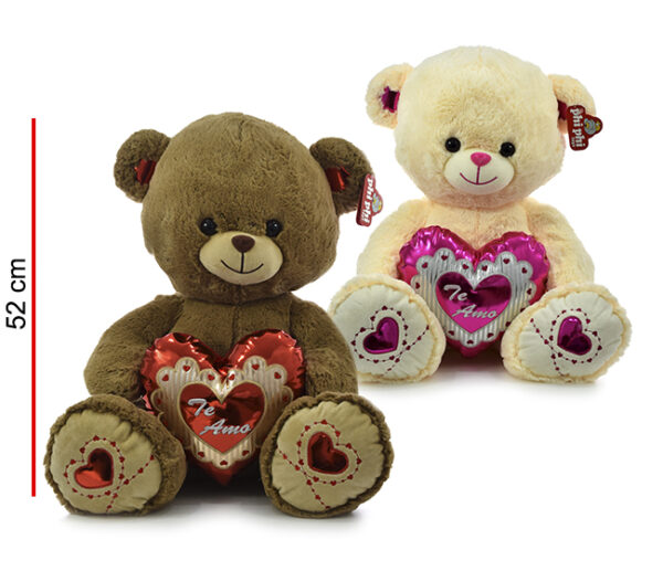 OSO CON CORAZON 52CM