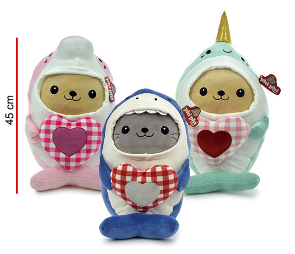MARINOS DISFRAZADOSCON CORAZON 40CM