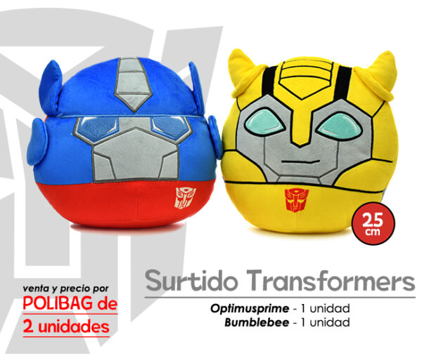 SURTIDO TRANSFORMERS SPANDEX 25CM