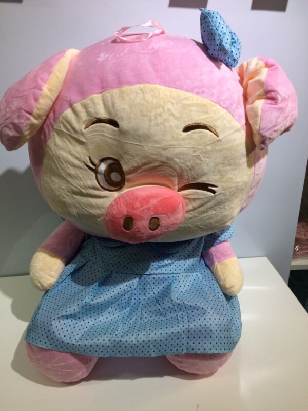 Chancho con vestido 2 colores 60cm