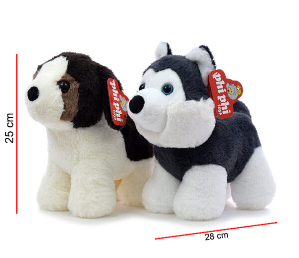 PERROS DE RAZA PARADOS 28CM