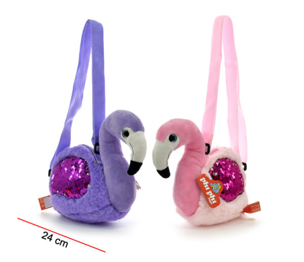 CARTERA FLAMENCO PARA COLGAR 24CM