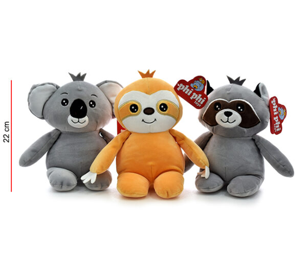6 ANIMALES 22CM