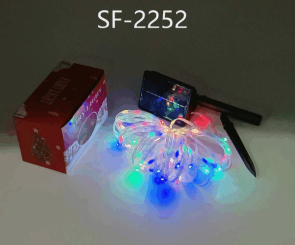 Luz Led Nav. 100 Luces Mcolor Solar Sf-2252-100