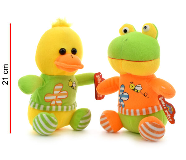 ANIMALES SURTIDOS CON REMERA 21CM