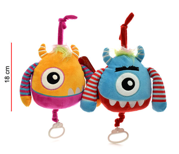 CUNERO MUSICAL MONSTRUITOS 18CM