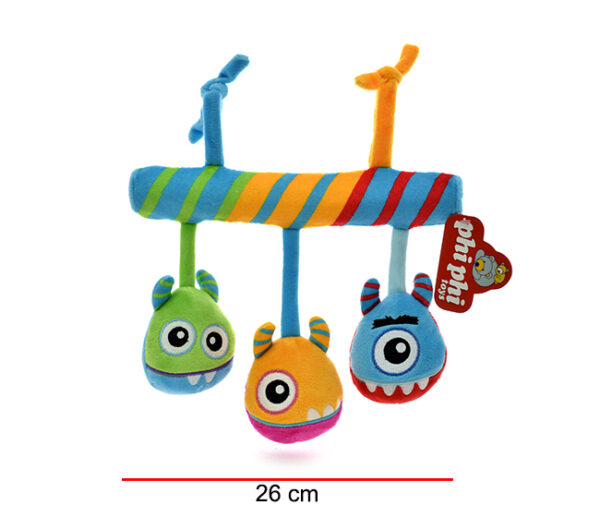 TIRITA DE COCHECITO MONSTRUITOS 26CM