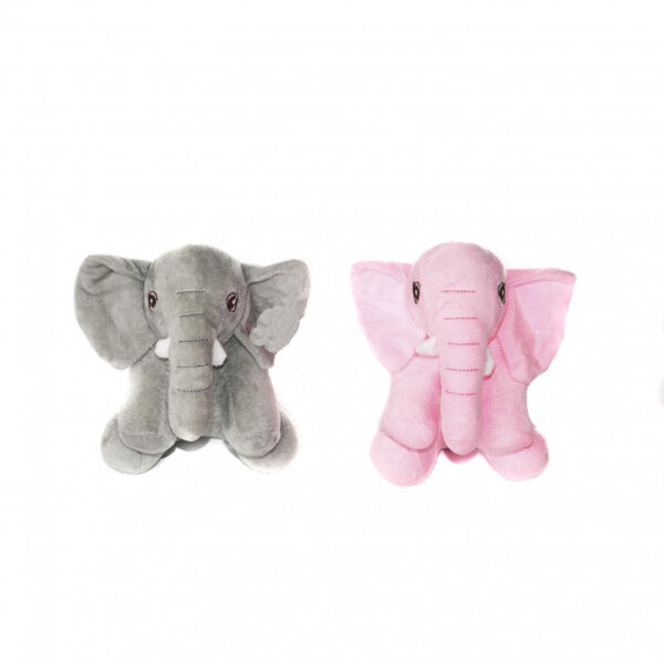 ELEFANTE  SENTADO  2  COLORES  19 CM  -