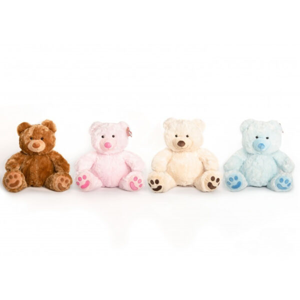 OSO CON CORAZÓN 4 COLORES 40 CM -