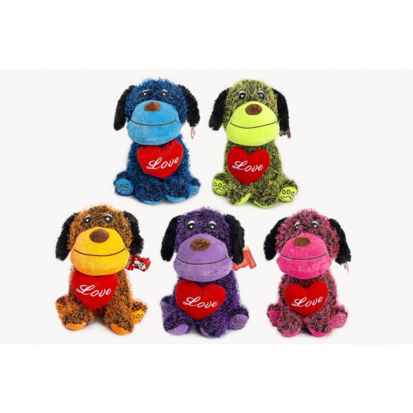 PERRITO FLUO C/CORA 5COL 30CM