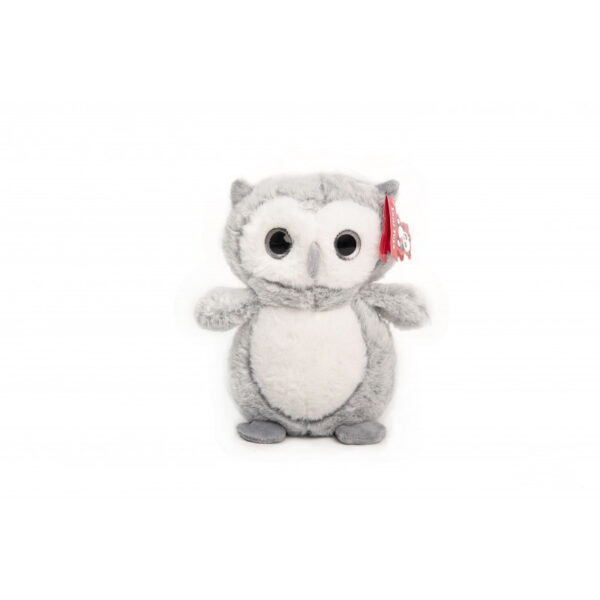 LECHUZA OJONA GRIS 26 CM