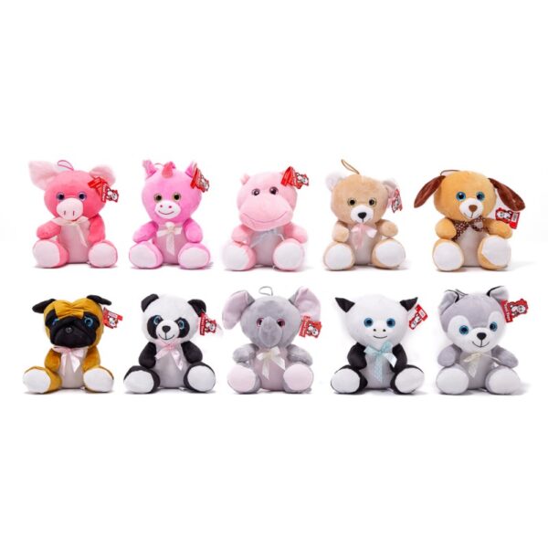 ANIMALES SENTADOS 10 MODELOS 20 CM
